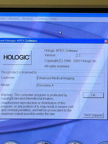 Hologic Discovery Software Level