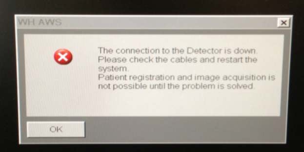 Detector Connection Error
