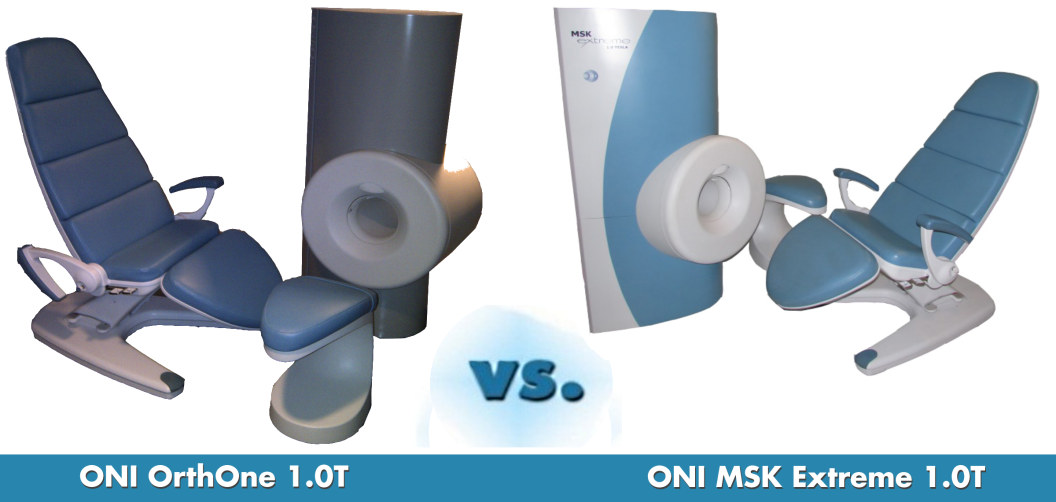 ONI Extremity MRI Comparison: OrthOne 1.0T vs. MSK Extreme 1.0T