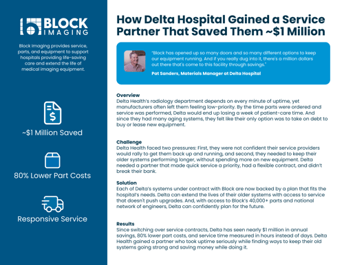 Case Study Delta Hospital