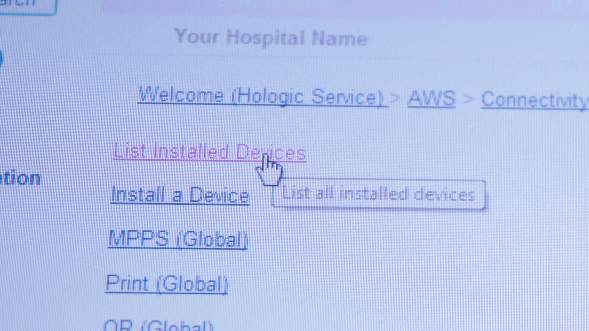 List Installed Devices