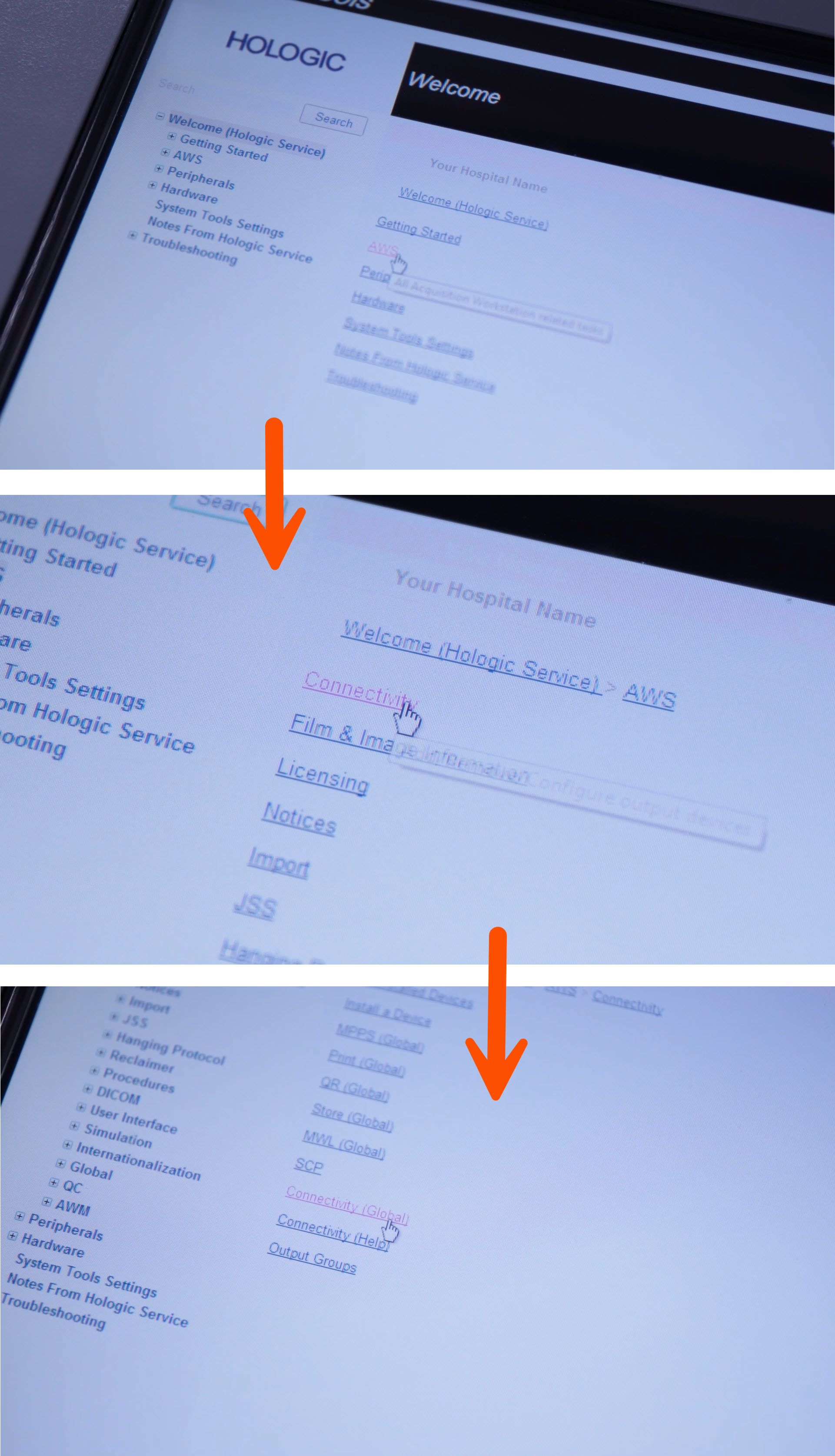 aws settings to connectivity