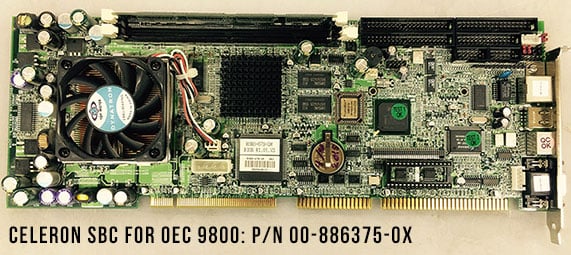 Celeron SBC for OEC 9800