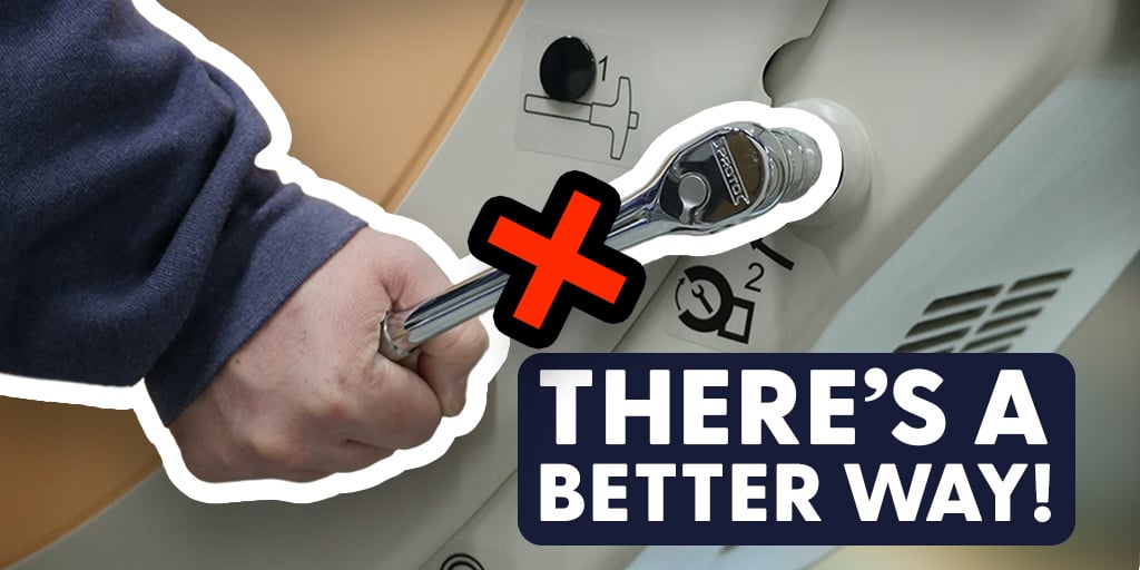 O-arm door won't open how to fix