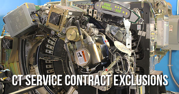 CT Service Contracts: What is NOT Included?