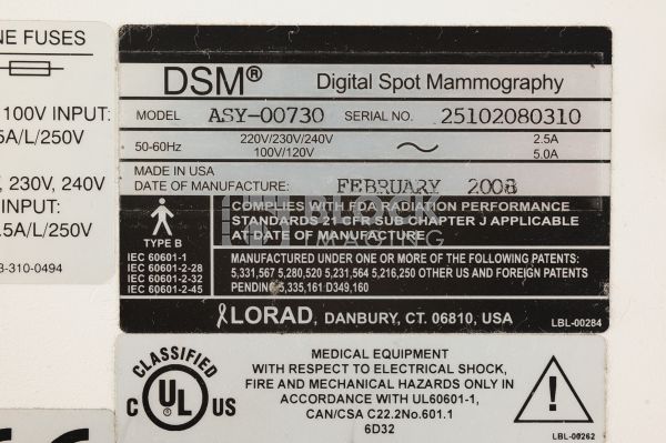 ASY-00730 DSM Power Supply for Hologic Mammography