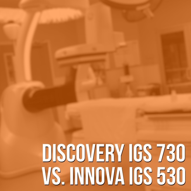 GE Discovery IGS 730 vs. GE Innova IGS 530