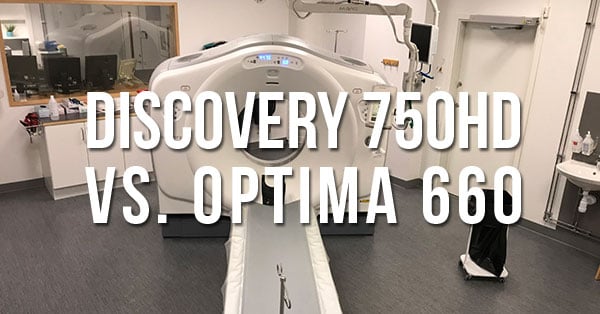 CT Scanner Comparison: GE Optima 660 vs. Discovery 750 HD