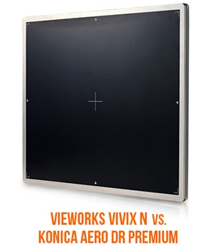 DR Panel Comparison: Vieworks ViVIX N vs. Konica AeroDR Premium